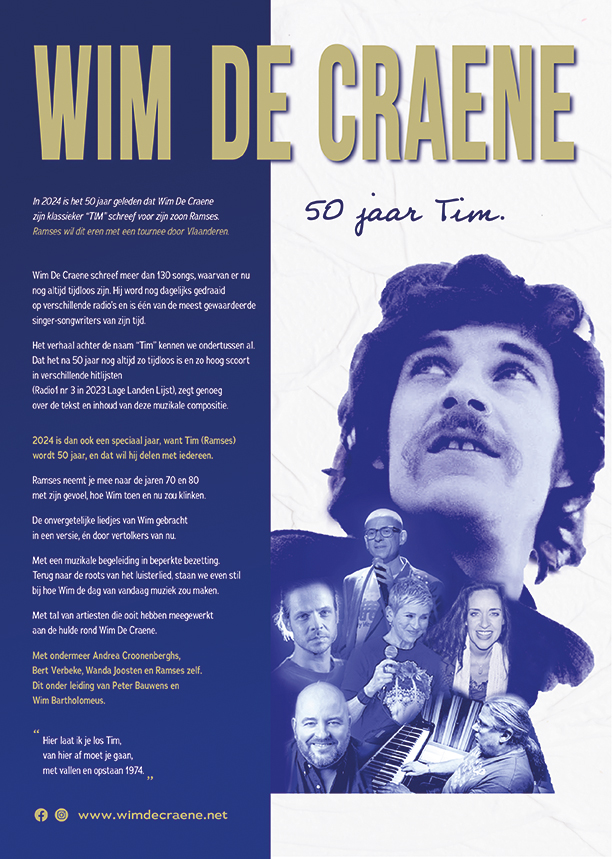 Wim De Craene - 50 jaar 'Tim' Wim De Craene - 50 jaar 'Tim'